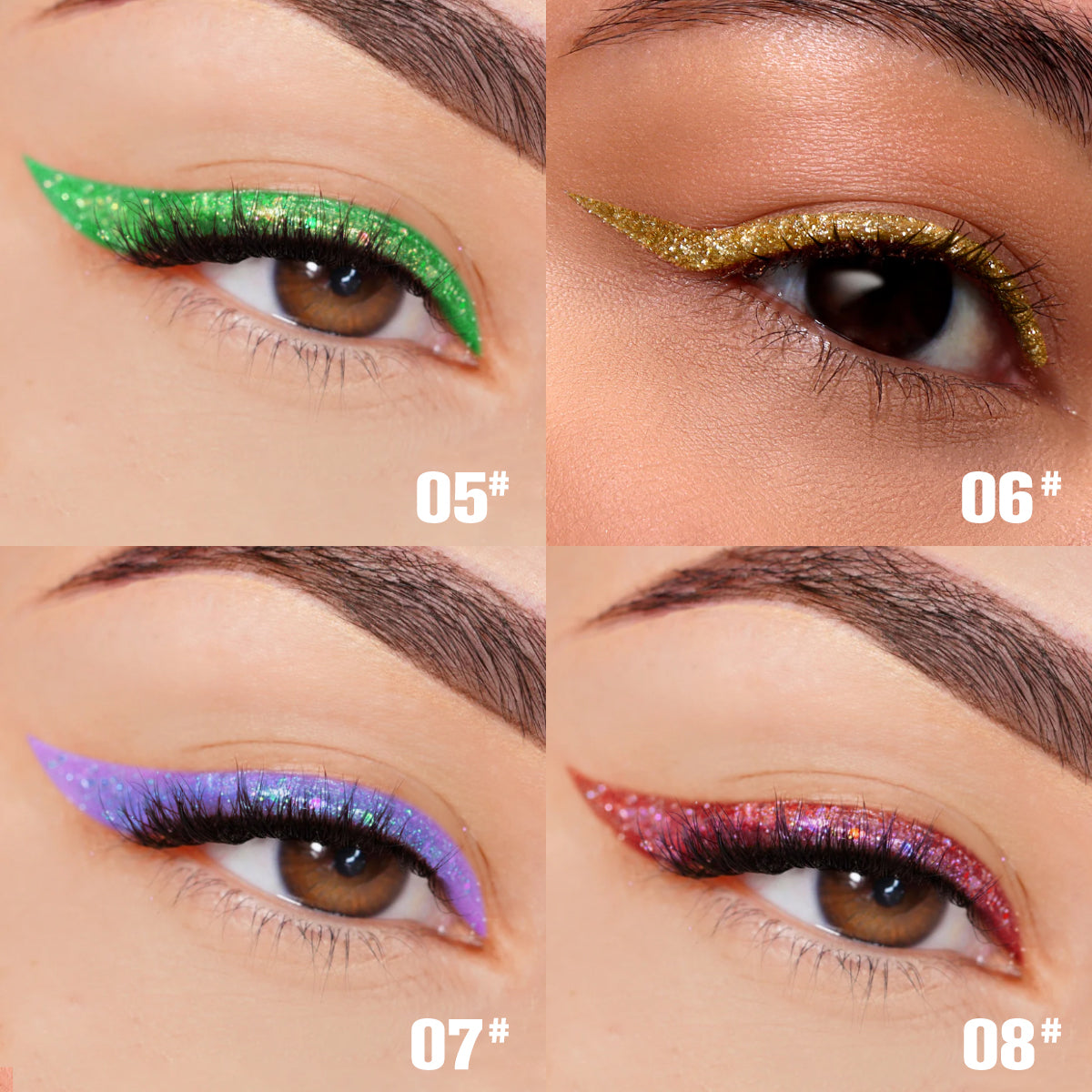 PHOFAY Liquid Glitter Eyeliner Set - image 3