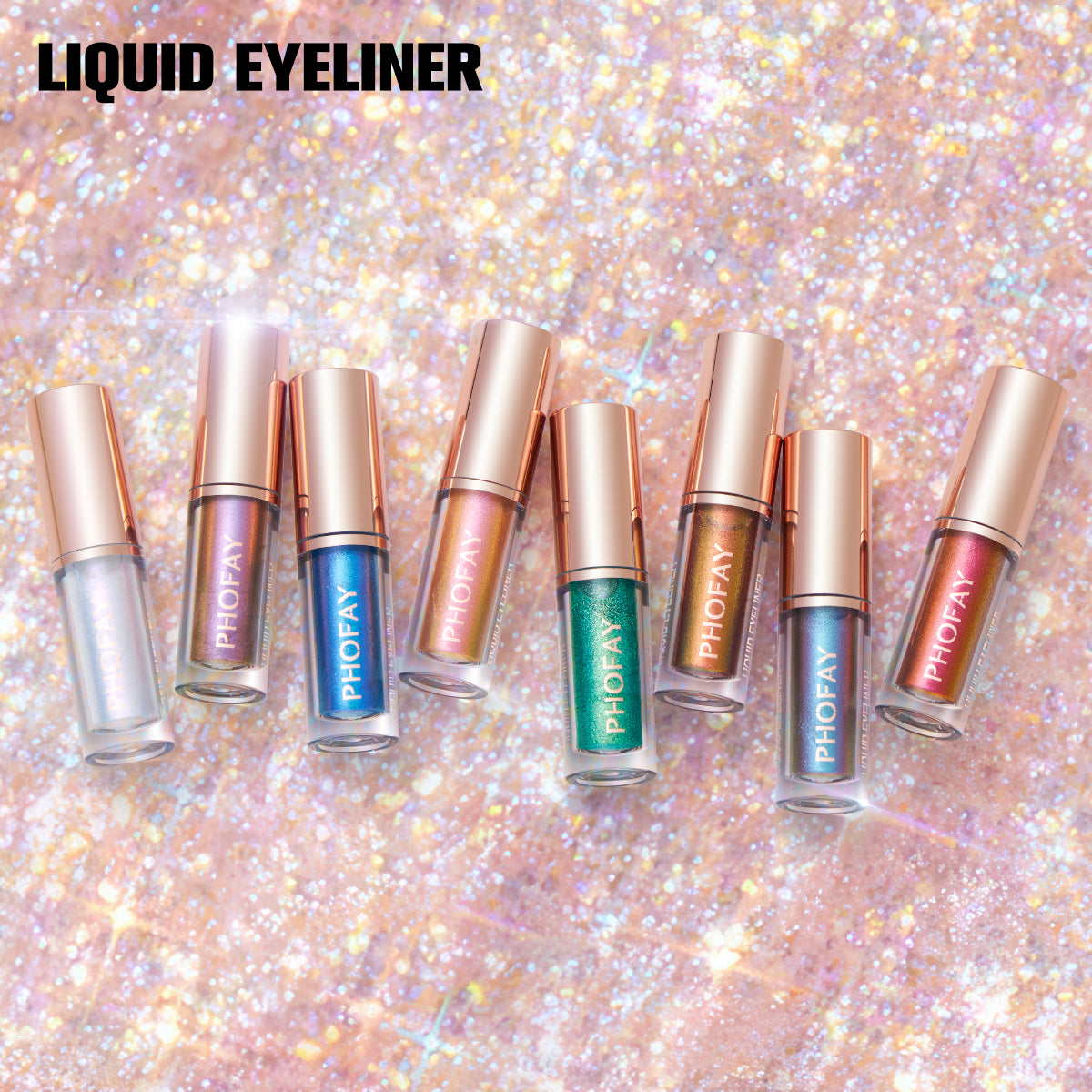 PHOFAY Liquid Glitter Eyeliner Set - image 4