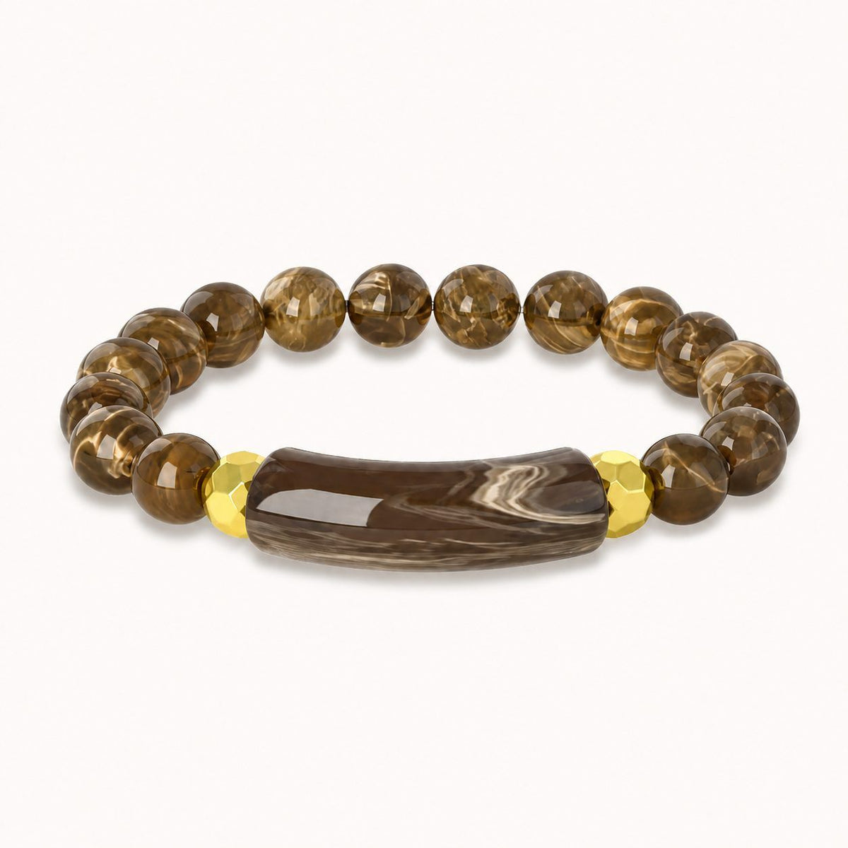 Brown Chip Bead Bracelet - image 5