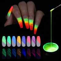 Glow-in-the-Dark Spider Gel Nail Polish - image 1
