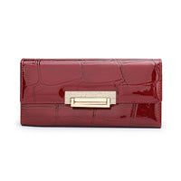 Patent Leather Stone Pattern Long Wallet - image 6