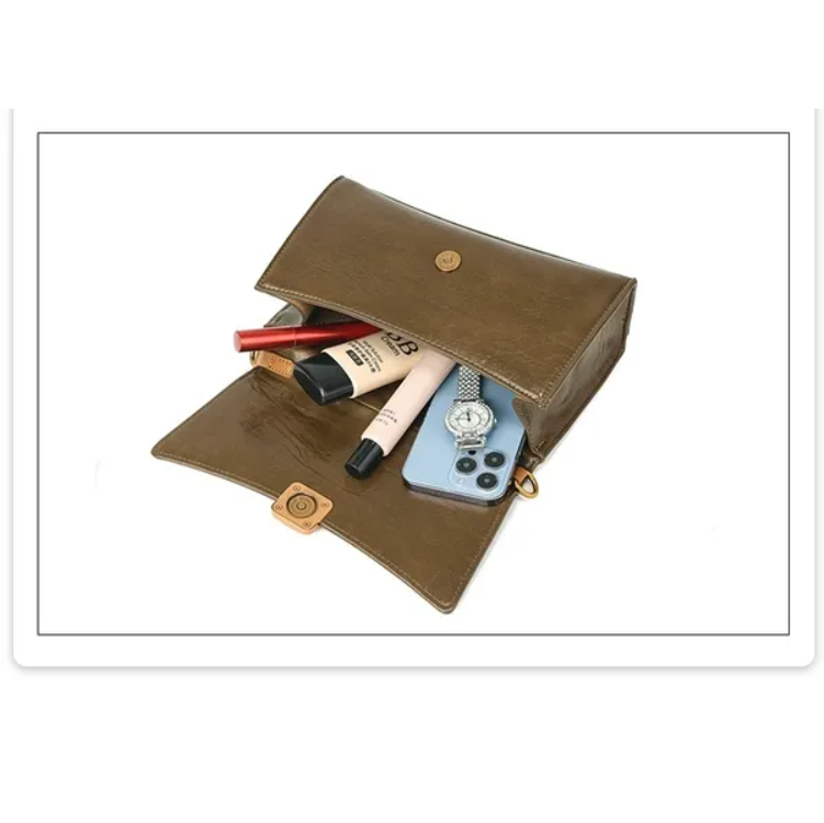 Women's Small Shoulder Bag with Cat Charm - image 6