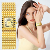 Vintage Petite Gold Quartz Watch - image 2
