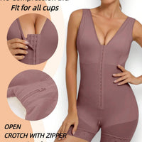 Body moldeador de cuerpo completo color moca - image 6
