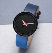 Gray Leather Quartz Watch - image 7