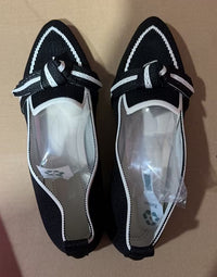 Women's Pointed Toe Bow Knit Flats, Slip-On - image 12