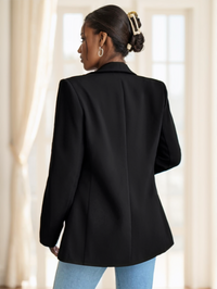Women's Open Front Shawl Collar Blazer Jacket with Flap Pockets - image 6