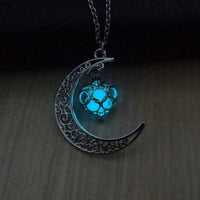 Glow-in-the-Dark Crescent Moon Necklace - image 8