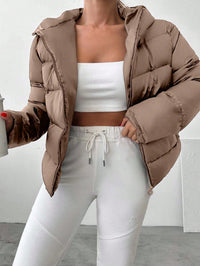 Women's Casual Solid Color Zipper Hoodie Jacket - image 1
