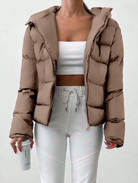 Women's Casual Solid Color Zipper Hoodie Jacket - image 6