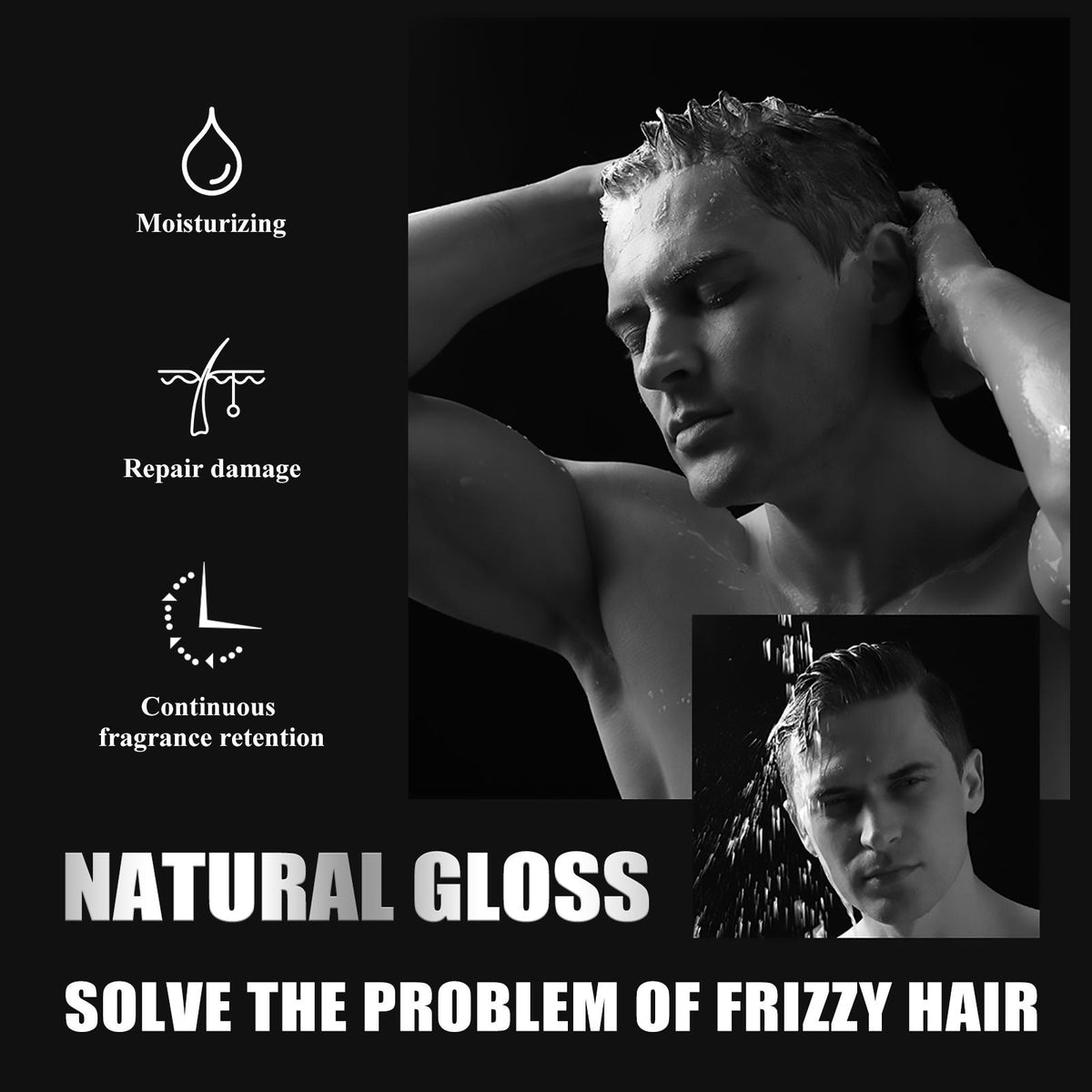 Hair Setting Spray - Volumizing  Moisturizing Styling Spray With Niacinamide, Purslane Extract & Acetyl Glucosamine  Long-Lasting Hold & Fresh Fragrance, 100ml Gel Haircare - image 2