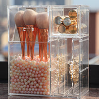 Clear Makeup Brush Holder with Lid - image 8