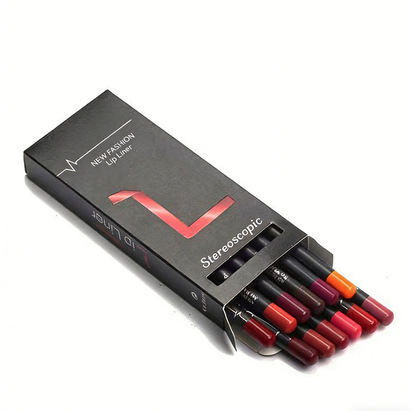 Set de 12 delineadores de labios