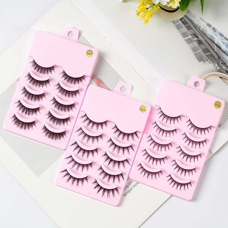 5 Pairs Natural Wispy Manga False Lashes - image 6