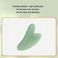 Gua Sha Board 2PCS Massage Stone For Facial Body Skincare Roller Scraping Massager Natural Resin Facial Lifting Scraper Neck Anti Wrinkle Massager Tool - image 2