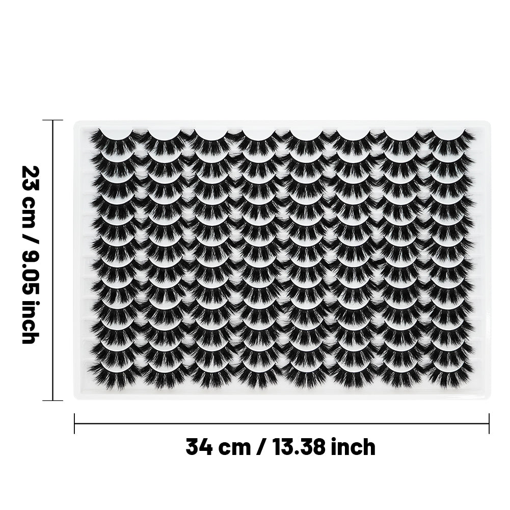 3D Faux Mink False Eyelashes - Style 10 - image 6