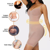 Women's Tummy Control Butt Lifter Seamless Shapewear Bodysuit - image 5