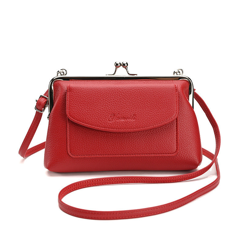 Large Capacity Solid Color Shoulder Bag - image 9