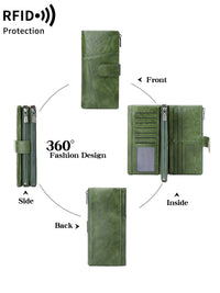 RFID Blocking Zip Around Long Wallet - image 4