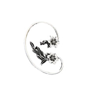 Vintage Flower Ear Cuff Earrings - image 4
