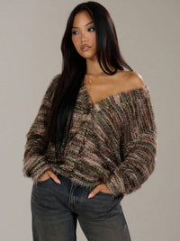 Oversized Textured Cardigan Spring Casual - image 1