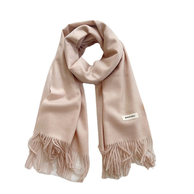 Thick Warm Tassel Shawl Scarf - image 5