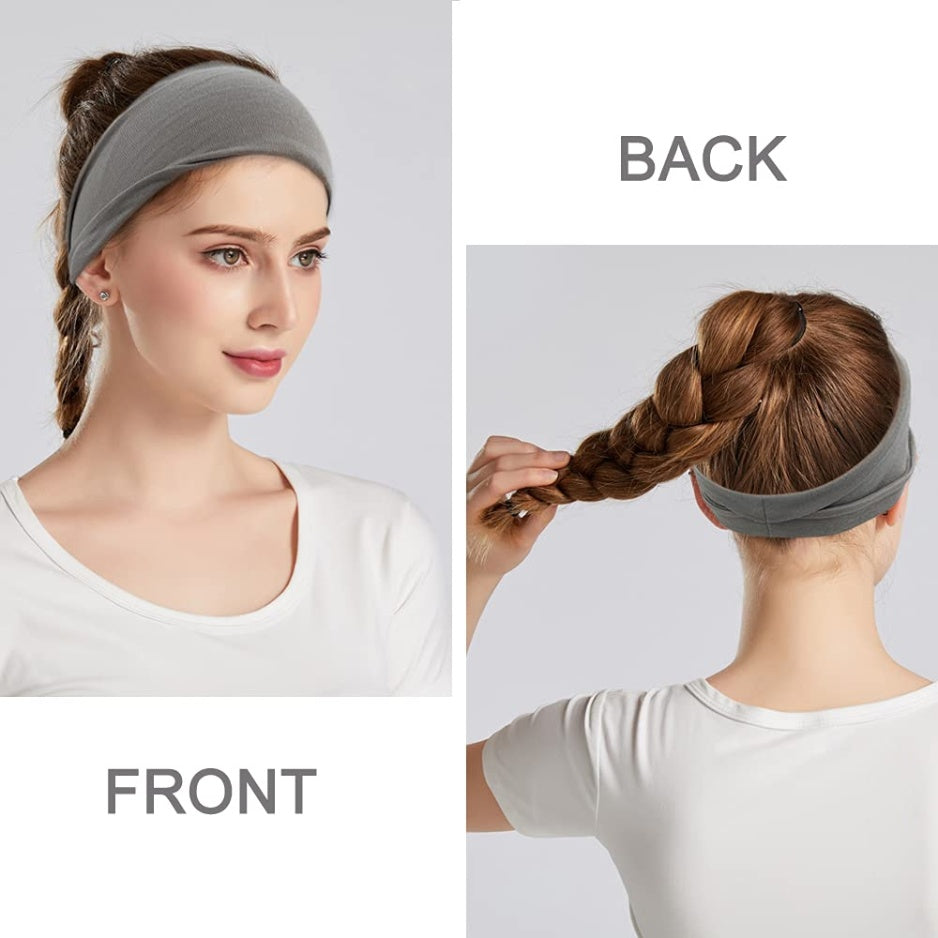 6 Pack Headbands For Women, Boho Wide Head Bands Hair Accessories - image 5