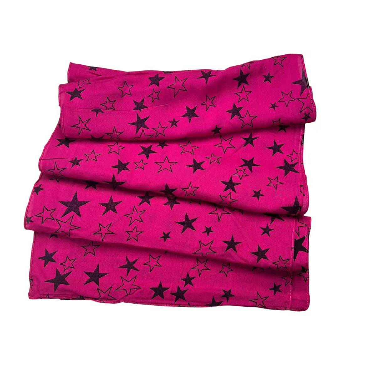 65''L X 22.8''W Star Print Pink Scarf, Lightweight Fashion Neck Wrap For Women - image 3