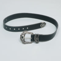 Classic Black Leather Belt - image 4