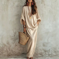 Loose Long Dress Two-Piece Set - image 2