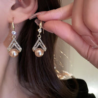 Pearl Drop Earrings - image 1