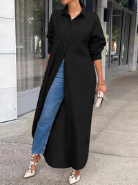 Long-sleeved Casual Shirts And Dresses With Multiple Wear Methods - image 10