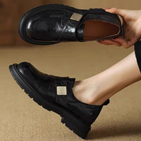 Women's Chunky Sole Hook-and-Loop Loafers - image 3
