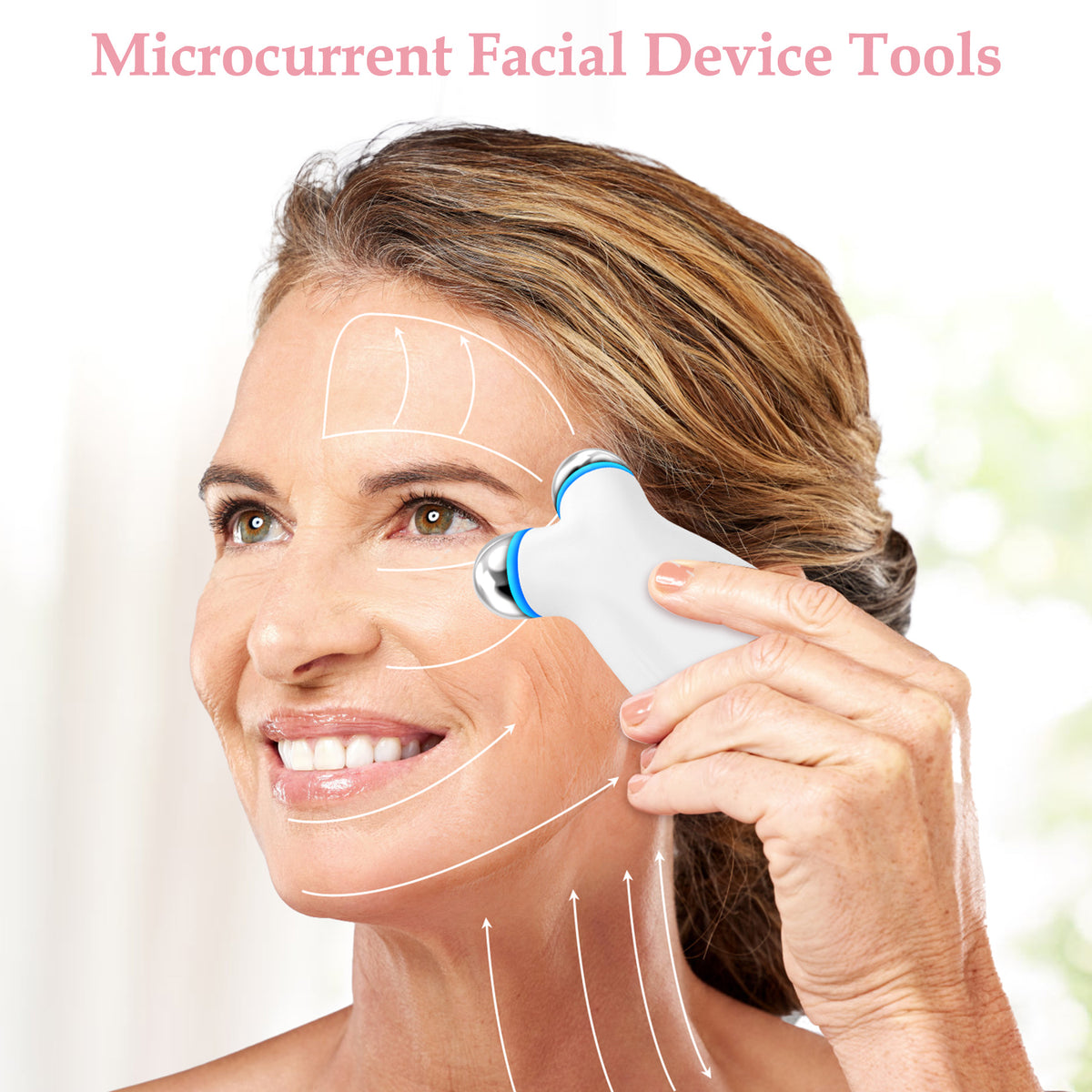 Microcurrent Facial Massager - White - image 6