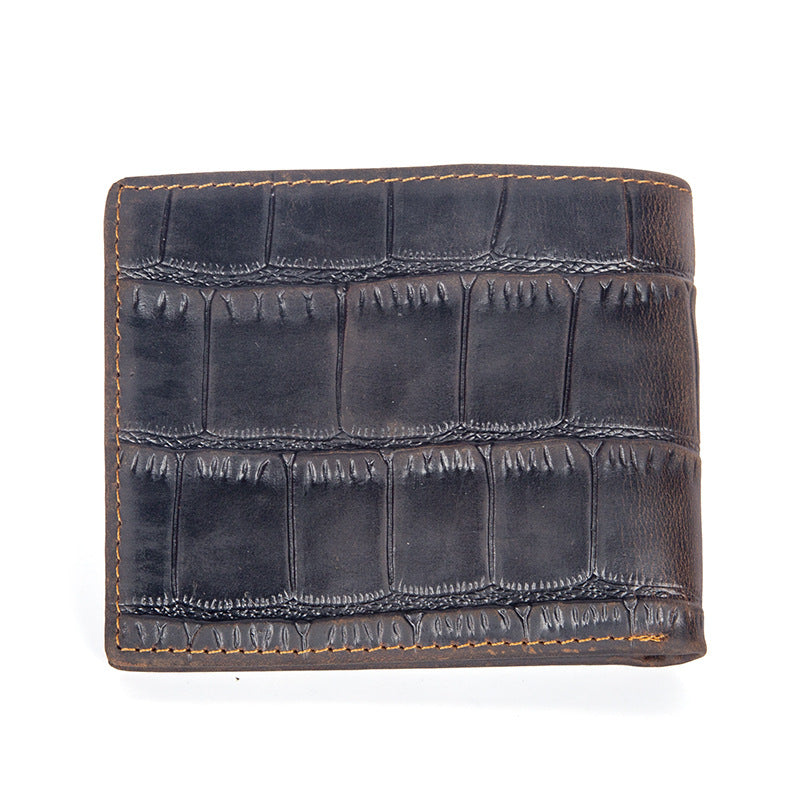 Retro Genuine Leather Horizontal Wallet - image 6