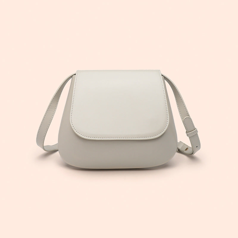 Vegan Leather Saddle Crossbody Bag - image 8