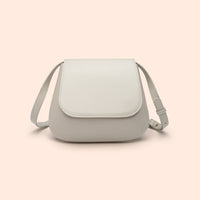 Vegan Leather Saddle Crossbody Bag - image 8