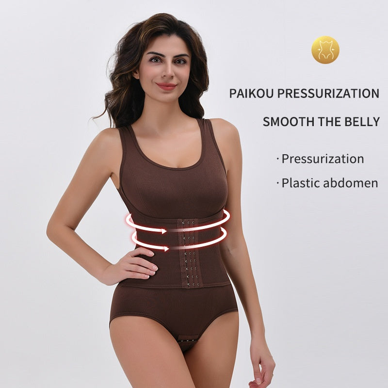 Women's Tummy Control Bodysuit Shapewear with Waist Trainer & Butt Lifter - image 8
