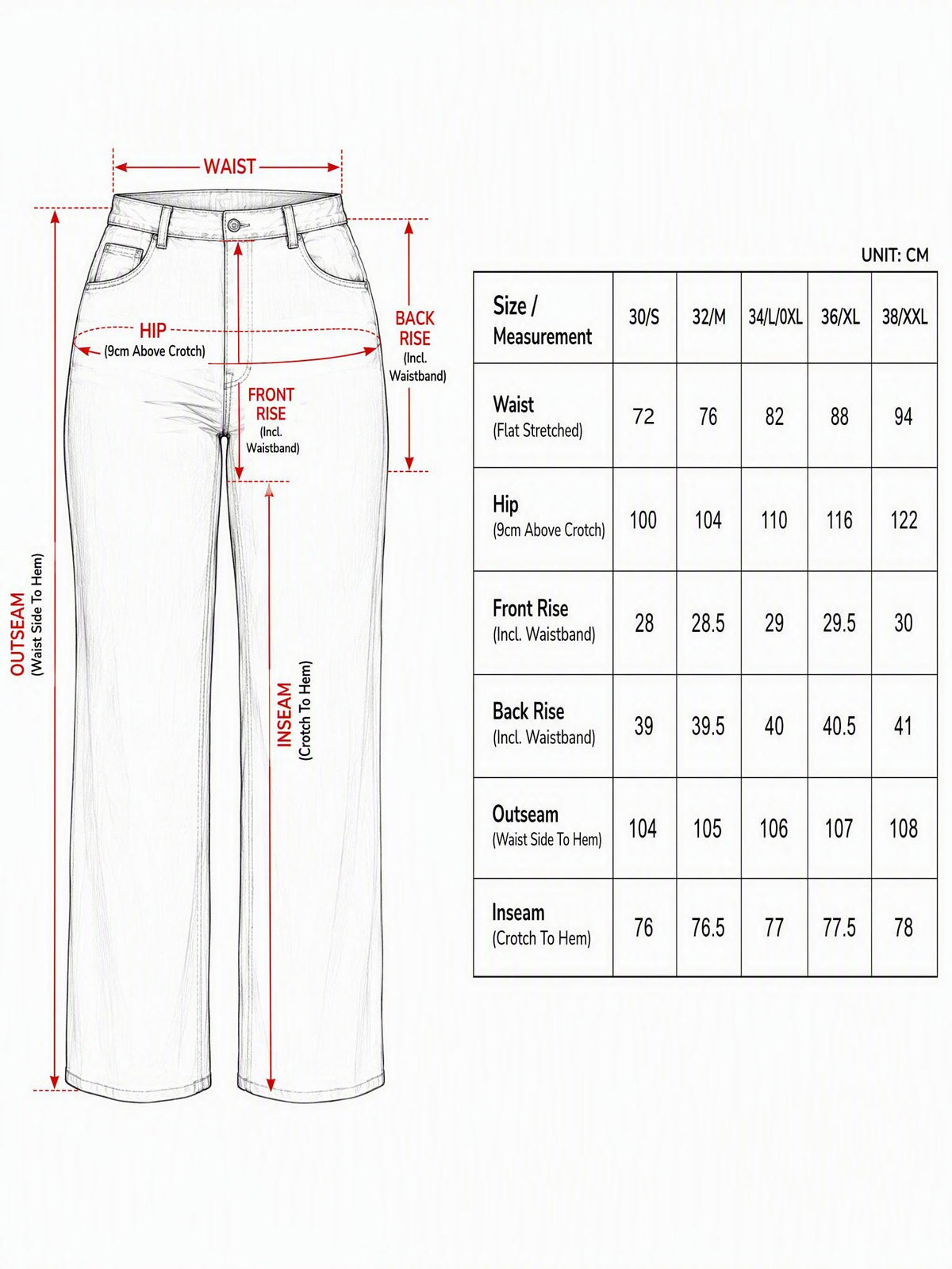 Jeans anchos negros con ojales de tiro alto - image 9
