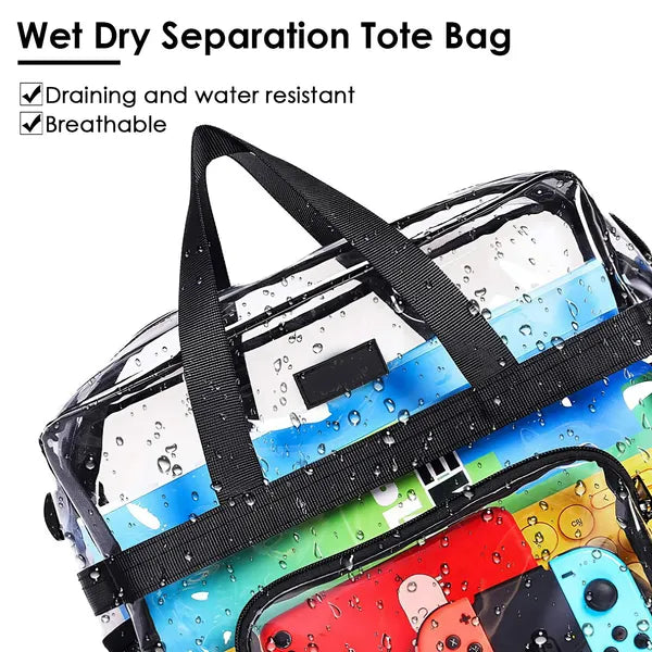 Clear Stadium Approved Tote Bag with Shoulder Strap - image 3