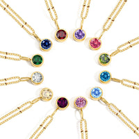 Stainless Steel Birthstone Necklace - image 4