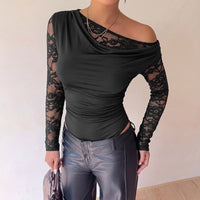 Women's Lace Patchwork Jumpsuit - image 3
