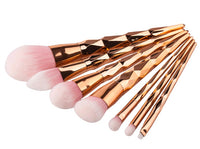 7-Piece Diamond Handle Makeup Brush Set - image 8