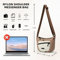 Women's Solid Color Crossbody Bag Fashionable Large Capacity Shoulder Bag For Work School Casual Trendy Versatile High-quality Daily Commuting Bag - image 2