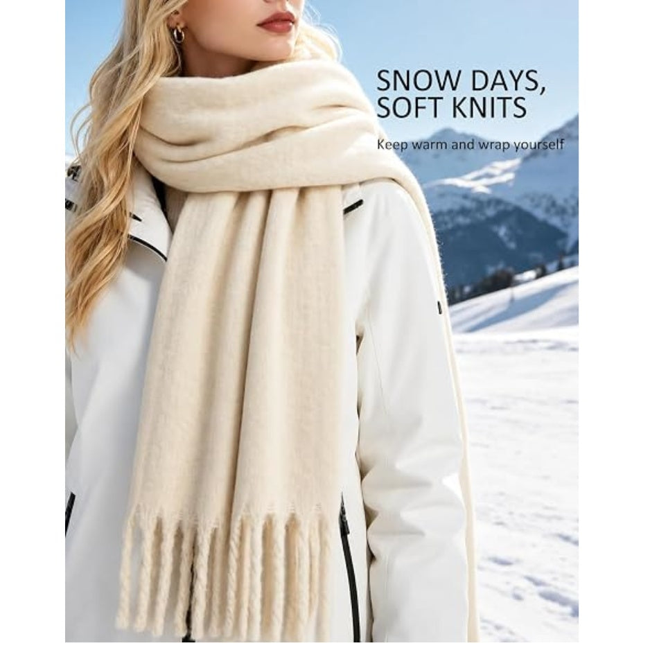 Chunky Oversized Winter Blanket Scarf - image 7