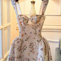 French Style Printed Dress - image 1