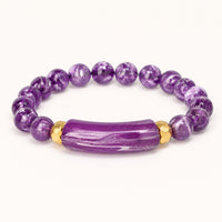Purple Chip Bead Bracelet - image 7