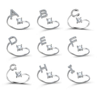 Adjustable Initial Letter Ring - image 3