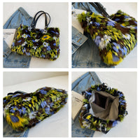 Floral Plush Shoulder Bag - image 7