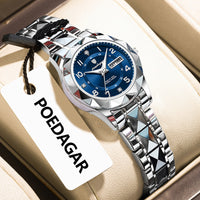 Women's Waterproof Luminous Dual Calendar Watch - image 5